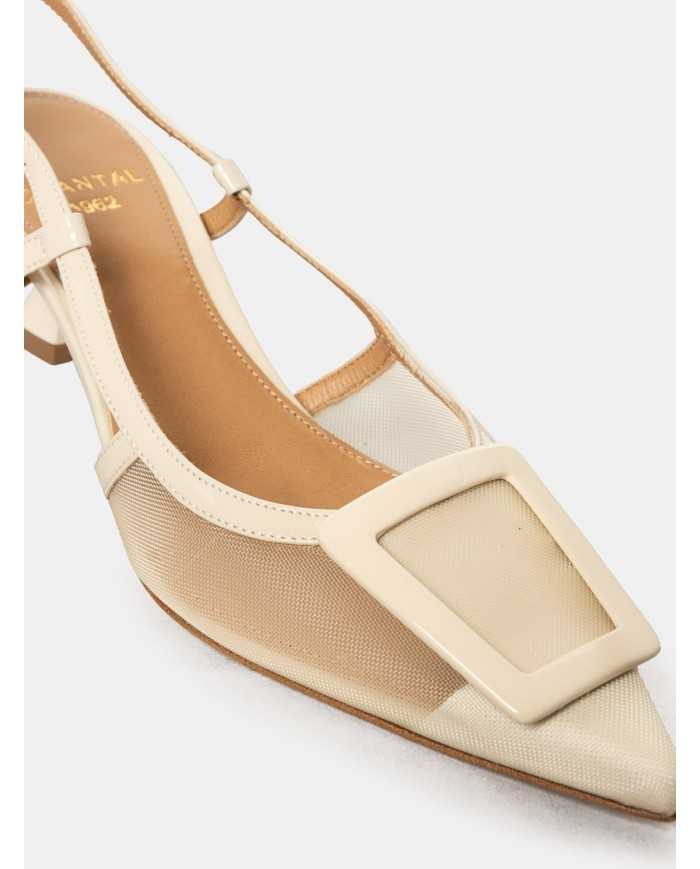 CHANTAL Sandalo slingback con rete