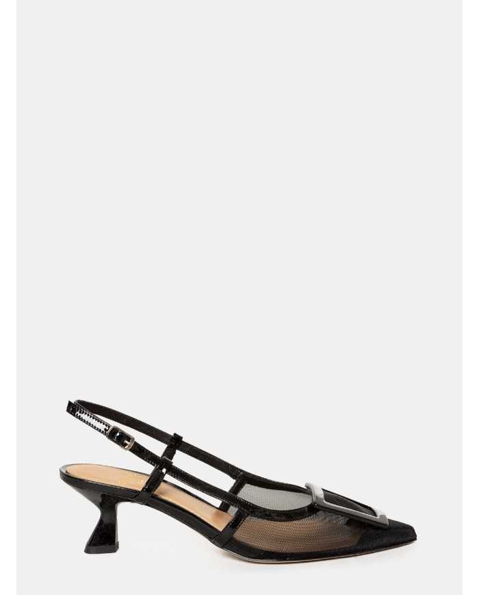 CHANTAL Sandalo slingback con rete