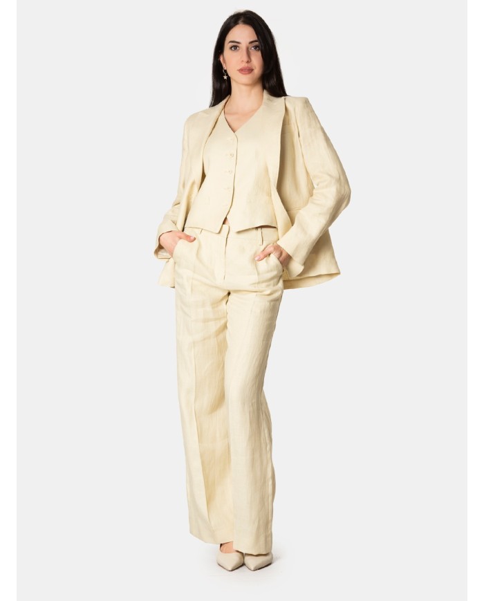 MAXMARA WEEKEND Gilet in lino MAXMARA WEEKEND Gilet in lino