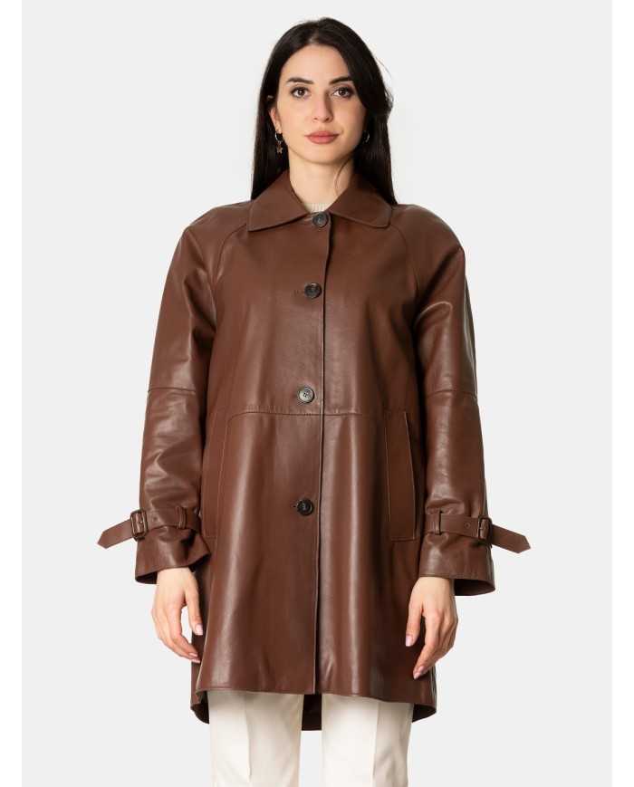 MAXMARA WEEKEND Spolverino in pelle