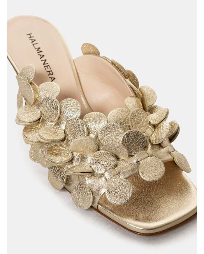 HALMANERA Sandalo sabot laminato