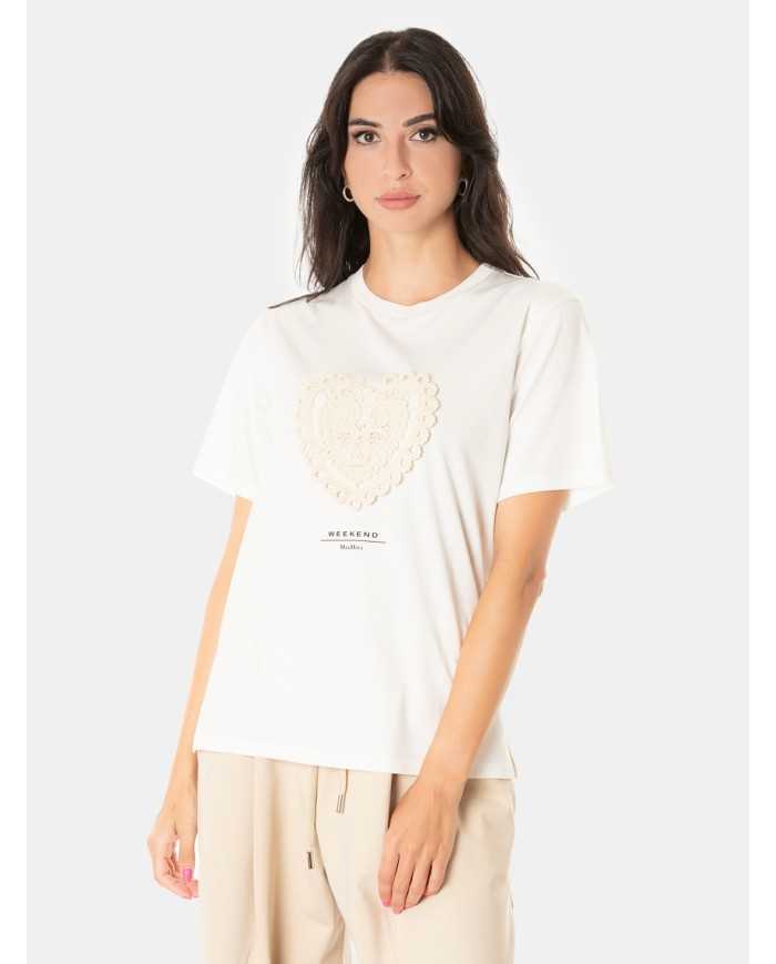 MAXMARA WEEKEND T-shirt con ricamo