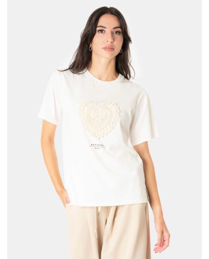 MAXMARA WEEKEND T-shirt con ricamo