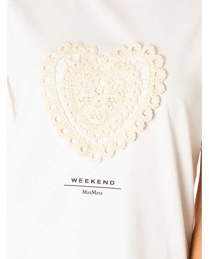 MAXMARA WEEKEND T-shirt con ricamo