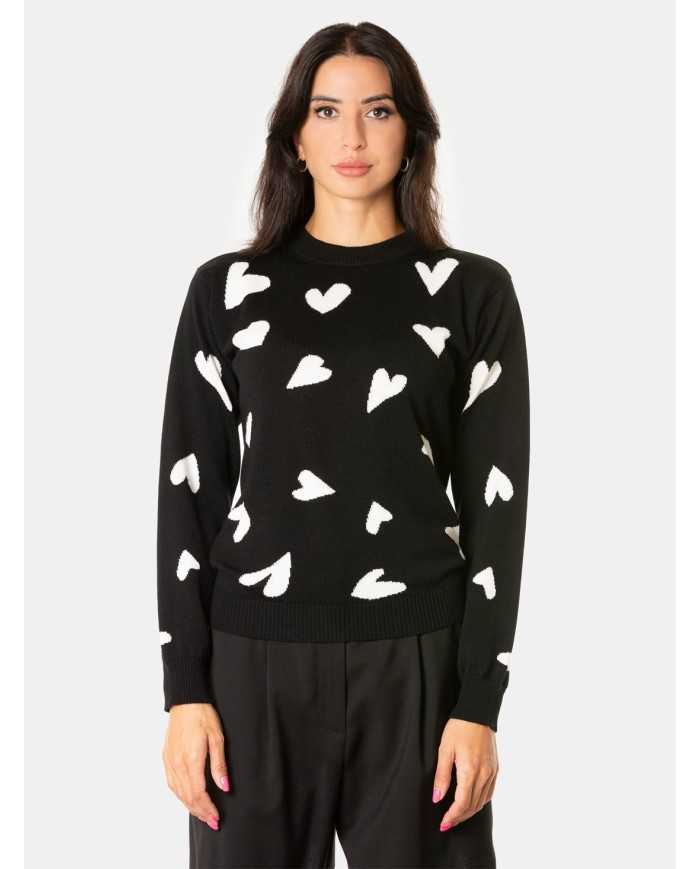 MAXMARA STUDIO Maglia con cuori