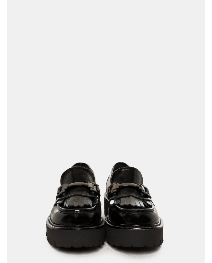 CHIARA LUCIANI Mocassino in naplak con frangia