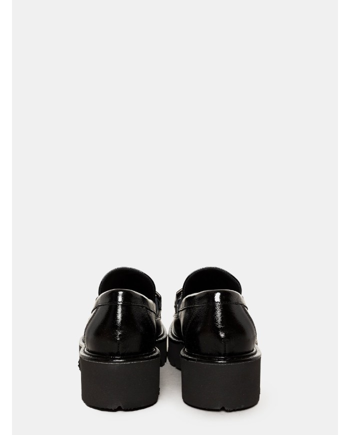 CHIARA LUCIANI Mocassino in naplak con frangia