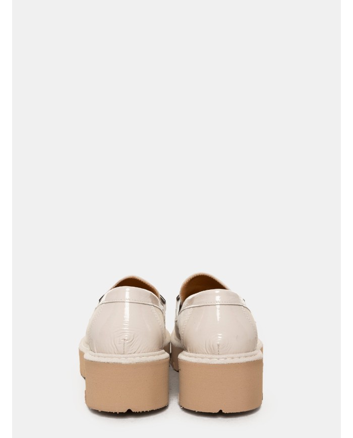 CHIARA LUCIANI Mocassino in camoscio con frangia