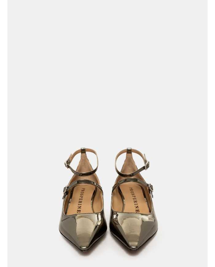 PROSPERINE Decolletè specchio con fibbie