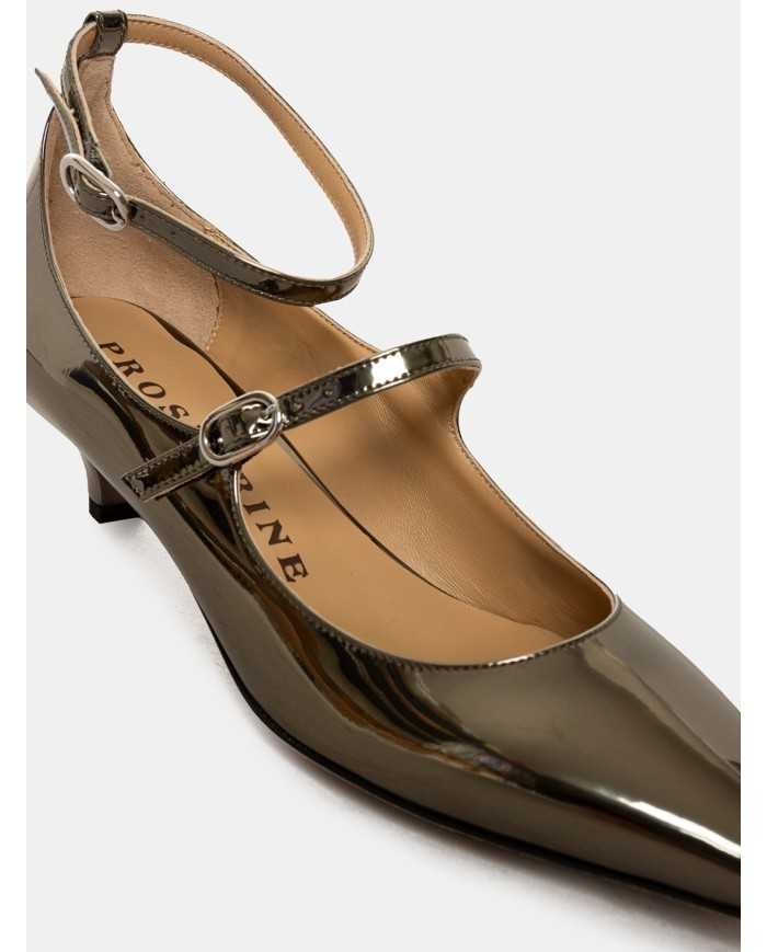 PROSPERINE Decolletè specchio con fibbie