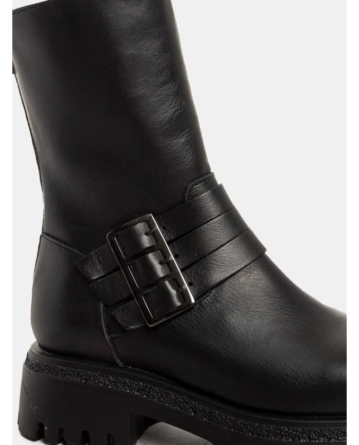 BALIE Anfibio biker con fibbie e zip