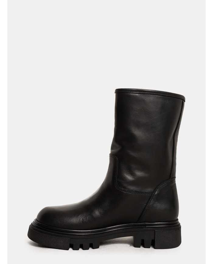 evaluna Anfibio biker in pelle