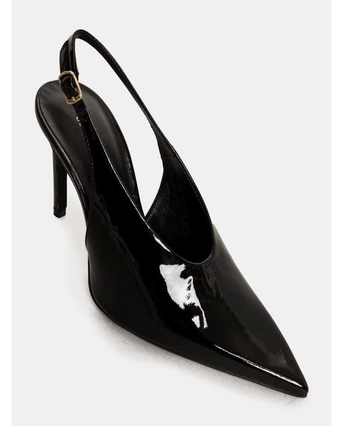 GUGLIELMO ROTTA Sandalo slingback in vernice