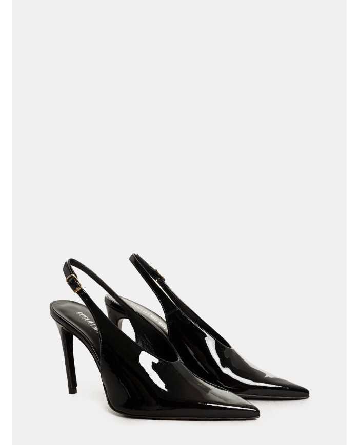GUGLIELMO ROTTA Sandalo slingback in vernice