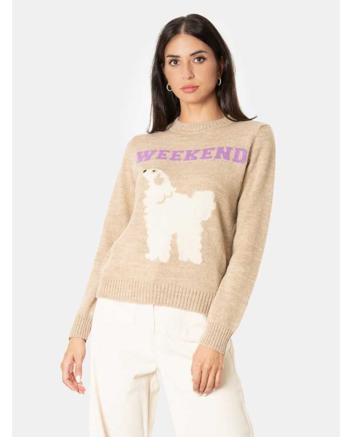 MAXMARA WEEKEND Maglia con stampa