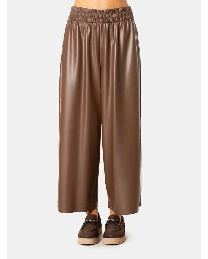 MAXMARA WEEKEND Pantalone in ecopelle