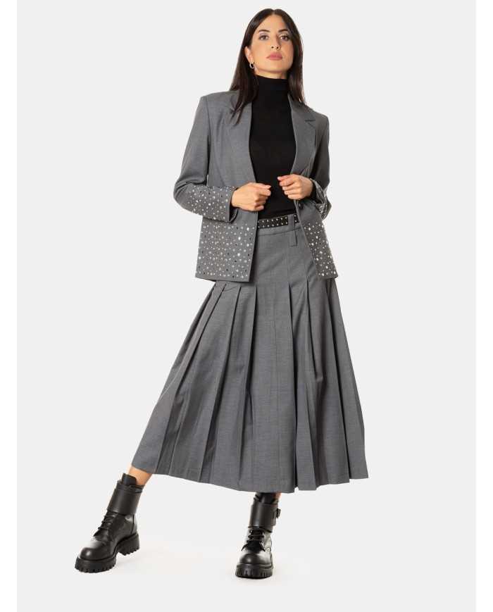 ISABELLE BLANCHE paris Gonna lunga con pieghe