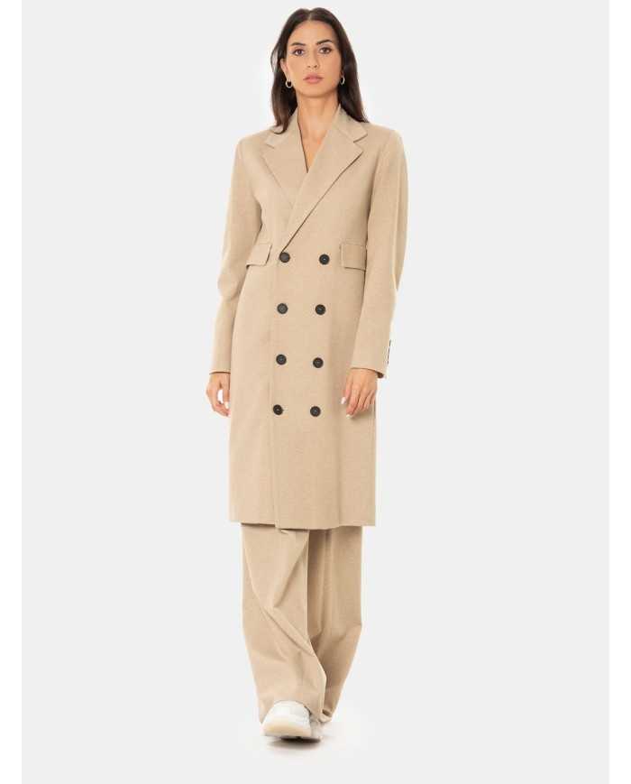 LIVIANA CONTI Cappotto lungo doppiopetto