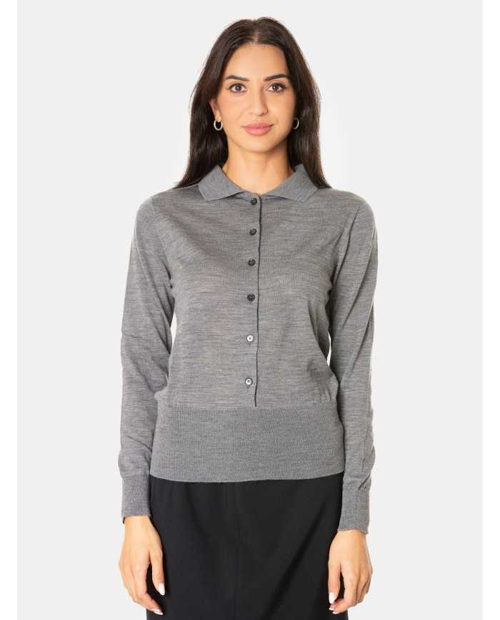 LIVIANA CONTI Polo con bottoni