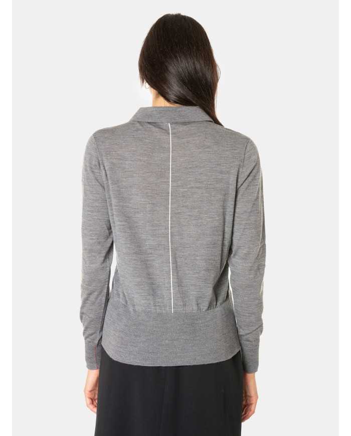 LIVIANA CONTI Polo con bottoni