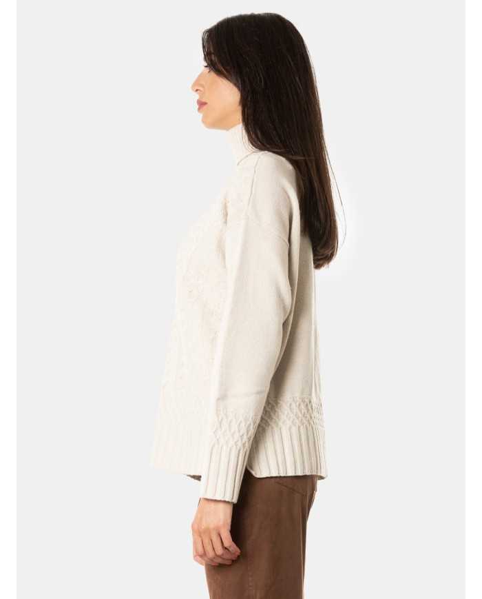 D.EXTERIOR Maglia con trecce