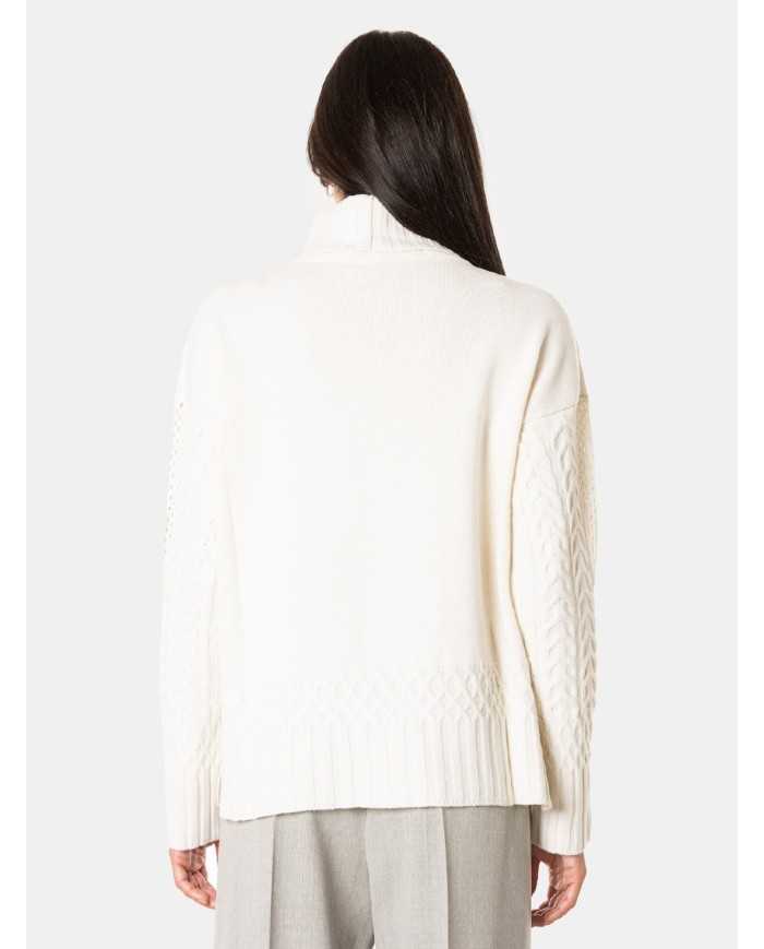 D.EXTERIOR Maglia cashmere trecce