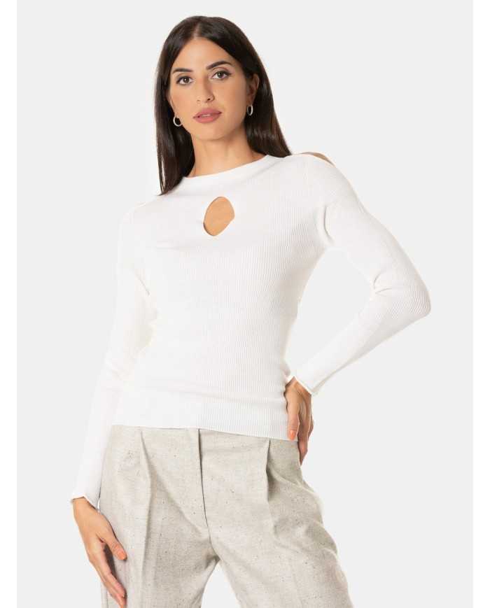 D.EXTERIOR Maglia merinos a coste