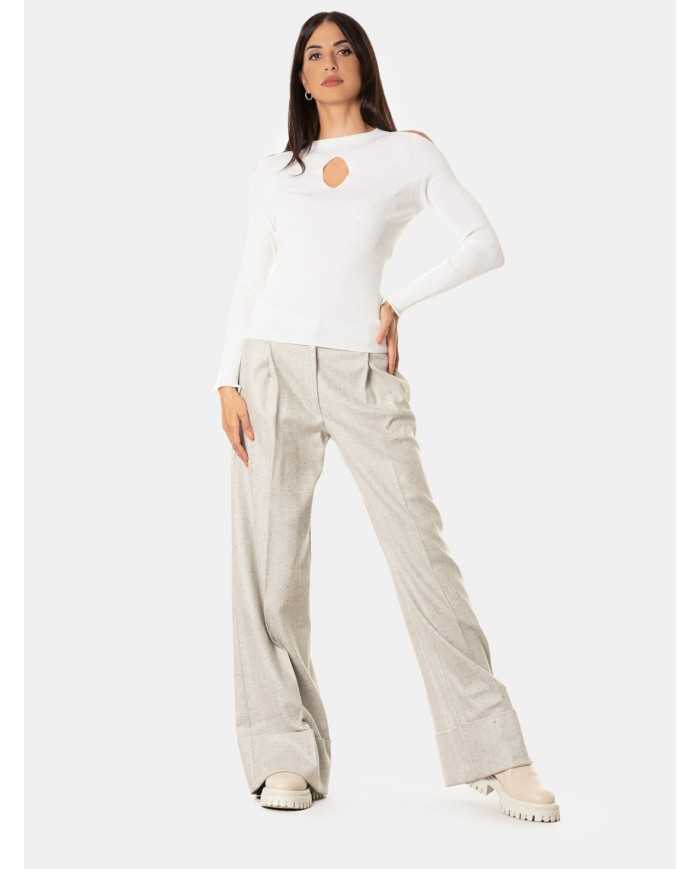 D.EXTERIOR Maglia merinos a coste