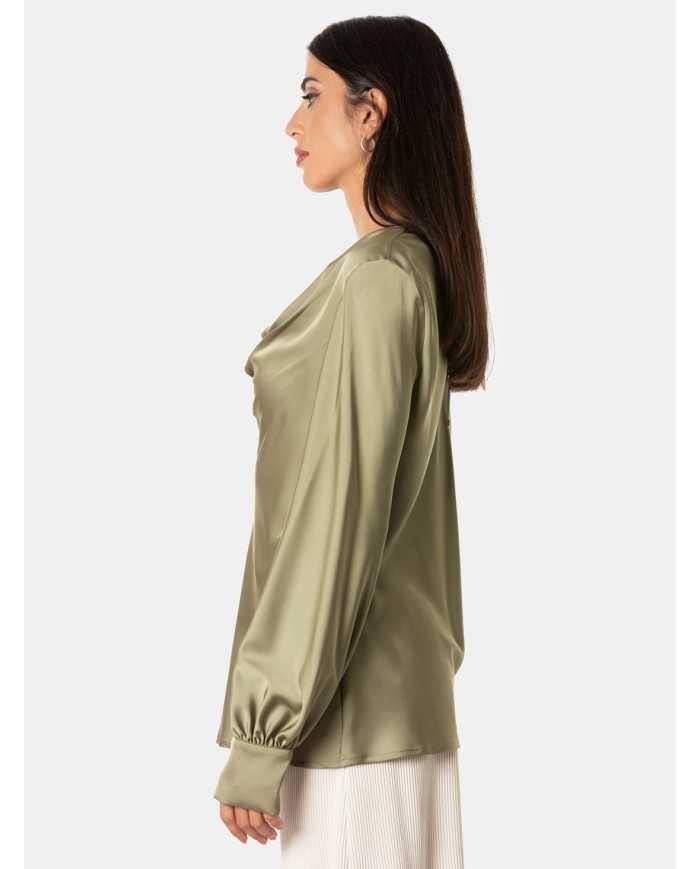 D.EXTERIOR Camicia in raso fluido