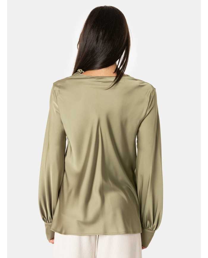 D.EXTERIOR Camicia in raso fluido