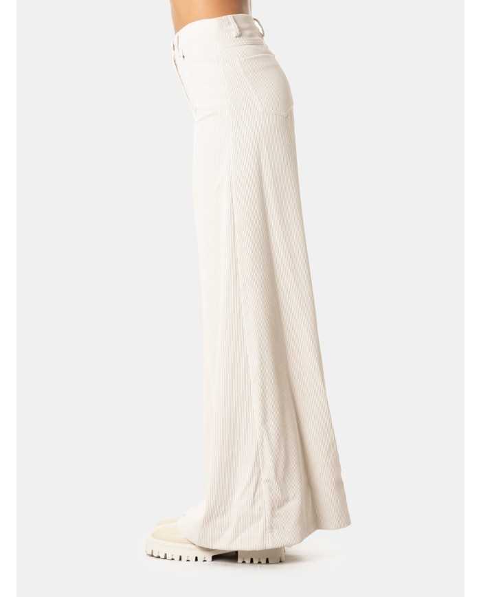 D.EXTERIOR Pantalone in velluto a coste ampio