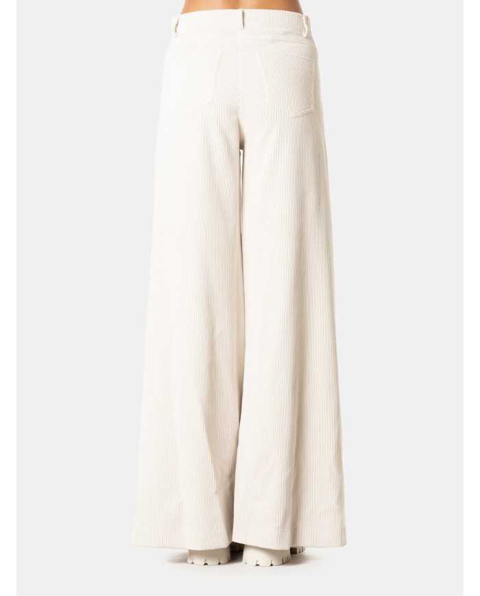 D.EXTERIOR Pantalone in velluto a coste ampio