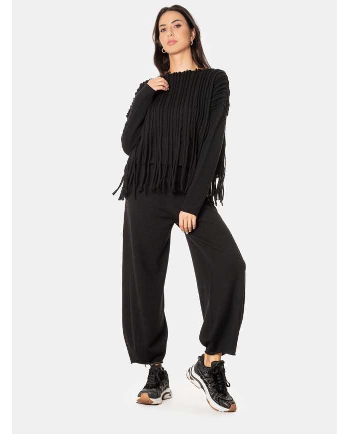 LIVIANA CONTI Maglia con frange