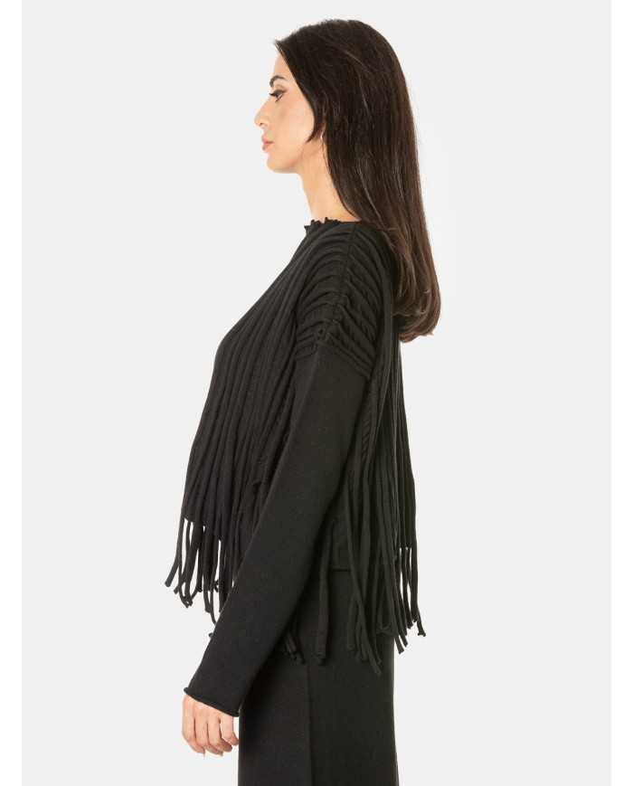 LIVIANA CONTI Maglia con frange