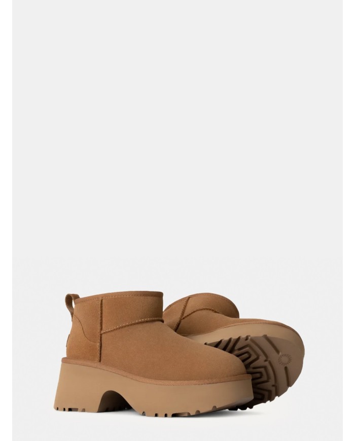 UGG Classic Ultra Mini New Heights⭐️ UGG CLASSIC ULTRA MINI NEW HEIGHTS - Stivaletti - chestnut