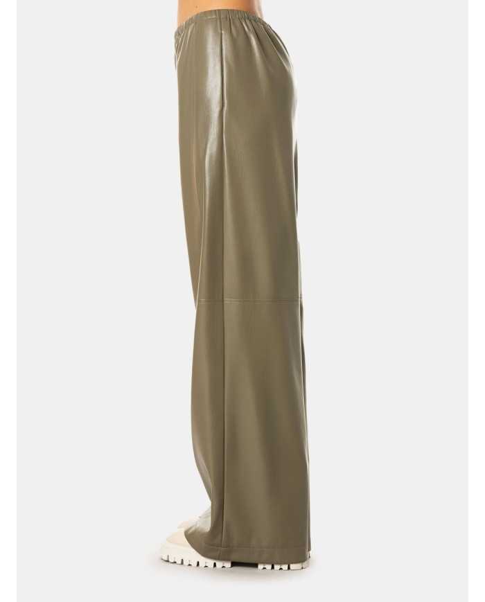 ISABELLE BLANCHE paris Pantalone relaxed fit in ecopelle