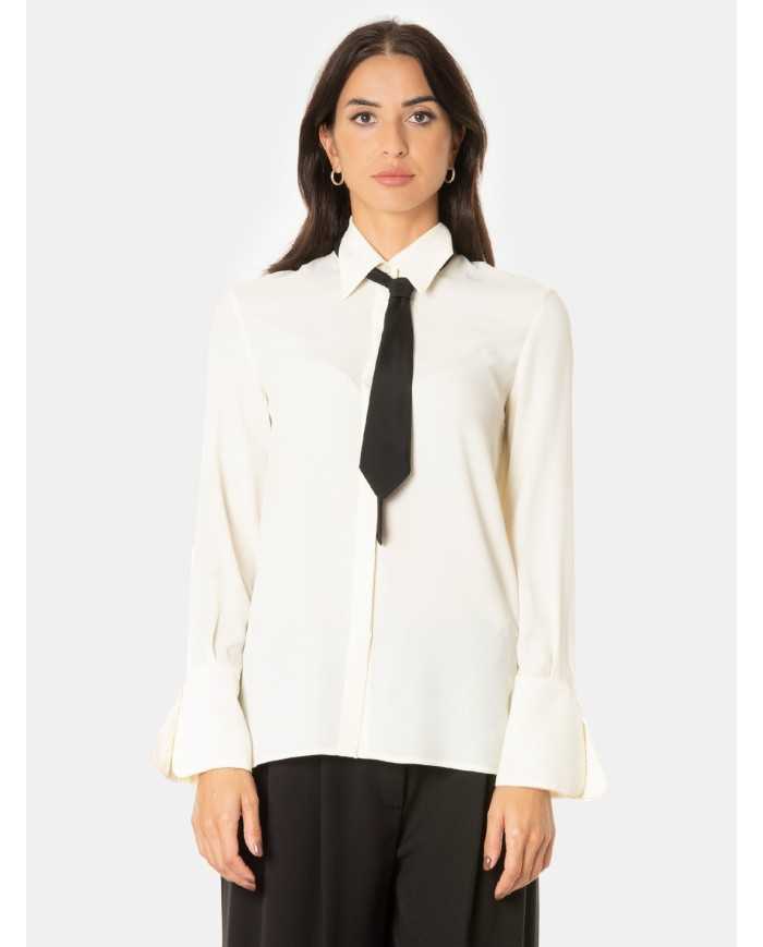 SIMONA CORSELLINI Camicia con cravattino