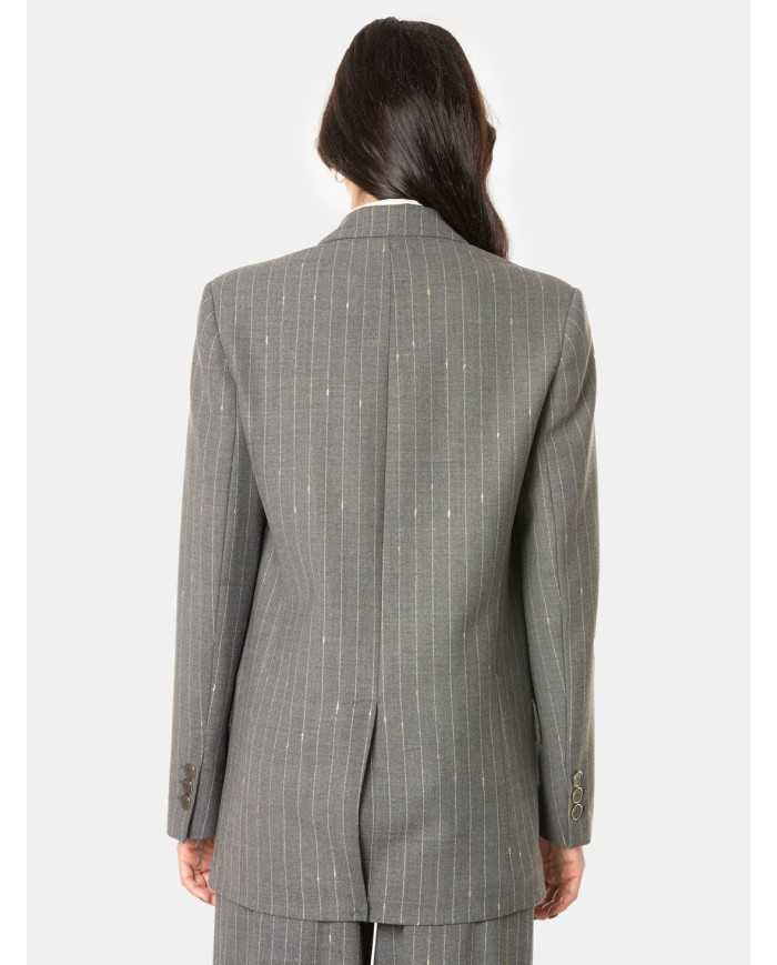 SIMONA CORSELLINI Giacca tailleur gessato