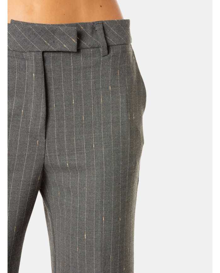 SIMONA CORSELLINI Pantalone tailleur gessato