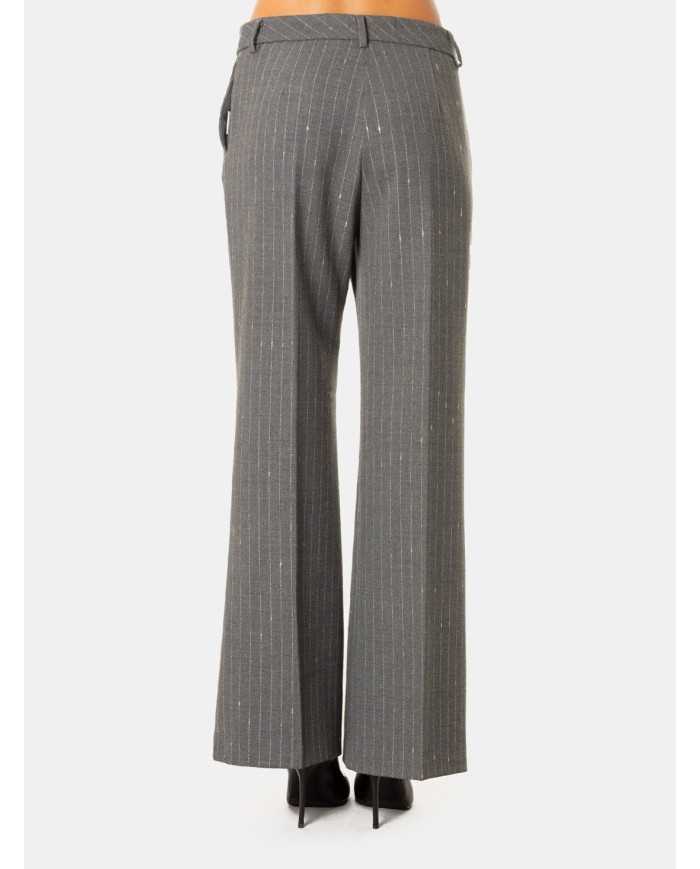 SIMONA CORSELLINI Pantalone tailleur gessato