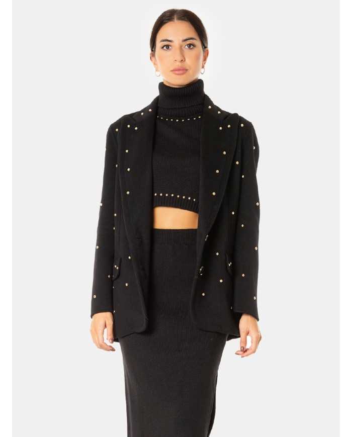 SIMONA CORSELLINI Cappotto con borchie