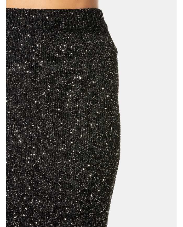 SIMONA CORSELLINI Gonna con micro paillettes