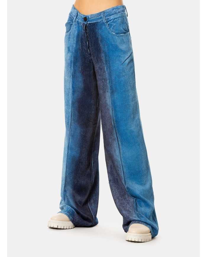 forte_forte Pantalone in velluto ampio