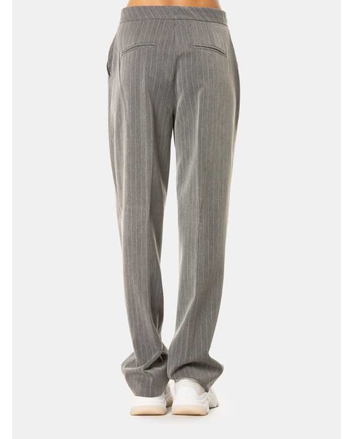 JIJIL Pantalone ampio gessato
