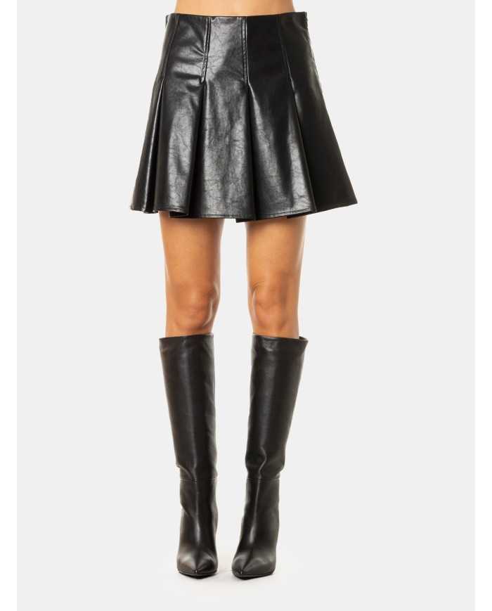 JIJIL Gonna mini in ecopelle