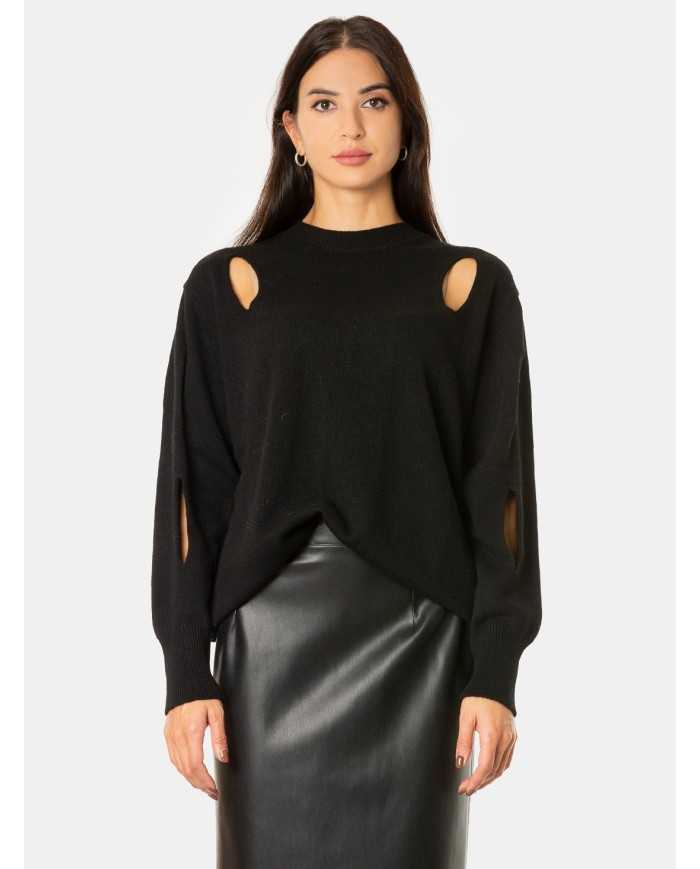 JIJIL Maglia crop-out