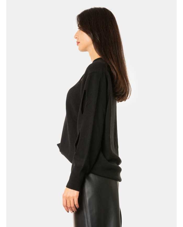 JIJIL Maglia crop-out