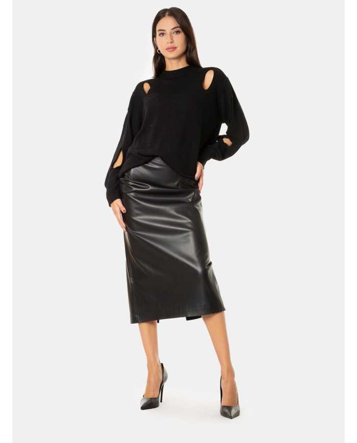 JIJIL Maglia crop-out