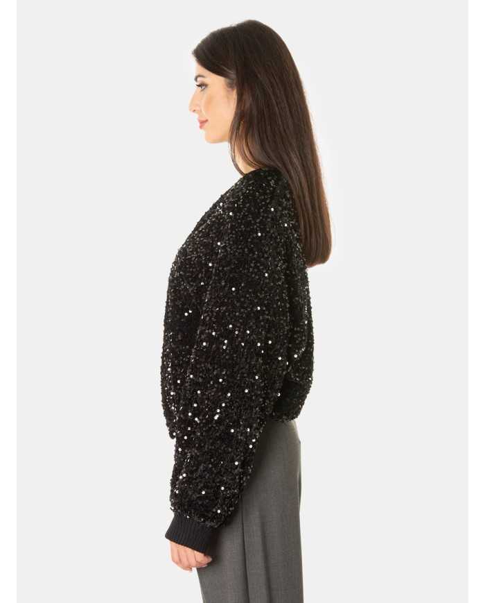 Actualee Bomber con paillettes