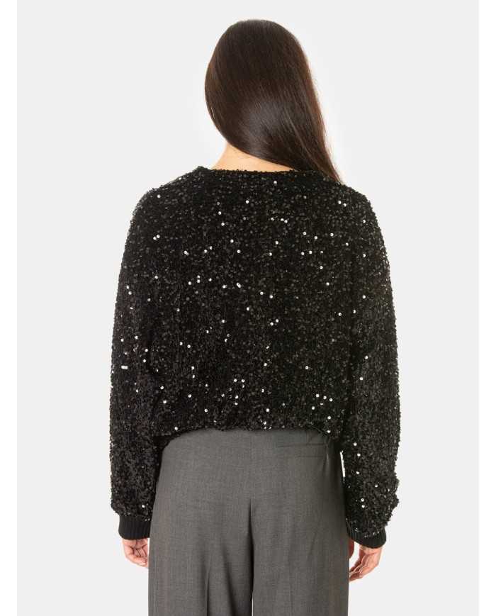 Actualee Bomber con paillettes